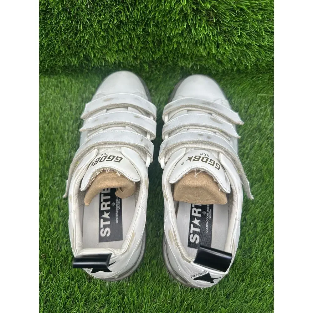 Golden Goose Starter Athletic Sneaker Women's 9 White Leather Jogging Running